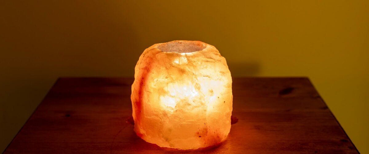 Sfeerverlichting met een zoutlamp
