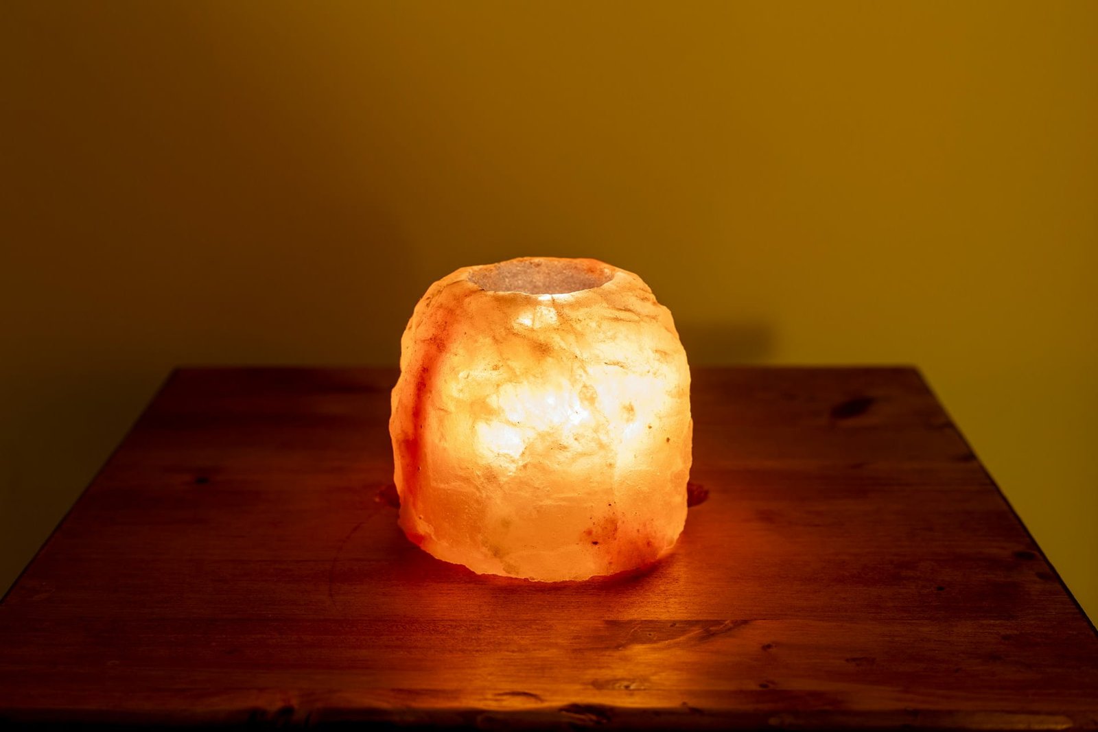Sfeerverlichting met een zoutlamp